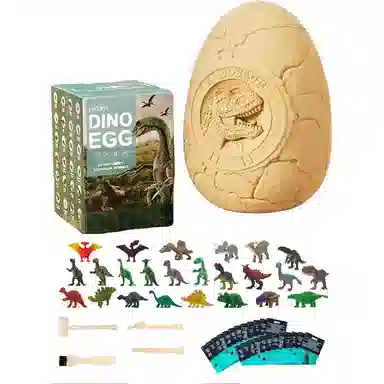 益米 考古挖掘恐龙蛋恐龙化石 玩具