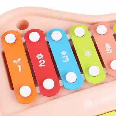 益米 八音手敲琴 早教益智玩具