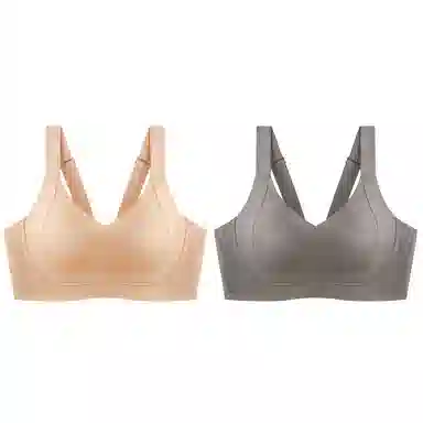 千奈美 全罩杯无痕大胸显小防下垂收副乳文胸 女款