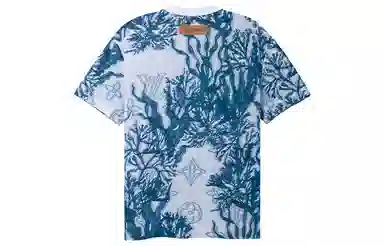 Louis Vuitton FW23 Jacquard T-Shirt Blue