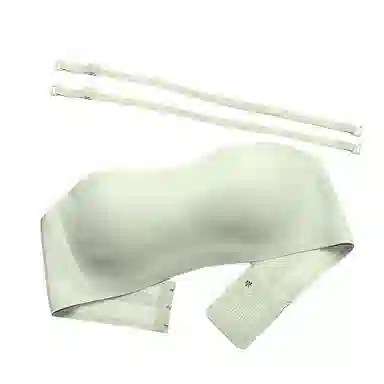 芬腾可安 无肩带防滑隐形抹胸收副乳果冻条裹胸文胸 女款