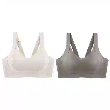 千奈美 全罩杯无痕大胸显小防下垂收副乳文胸 女款