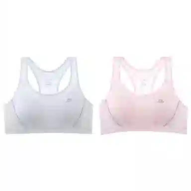 莫代尔 高弹舒适纯棉支撑贴合背心裸感柔软耐穿防震稳固底围清爽稳支文胸 女款 组合装