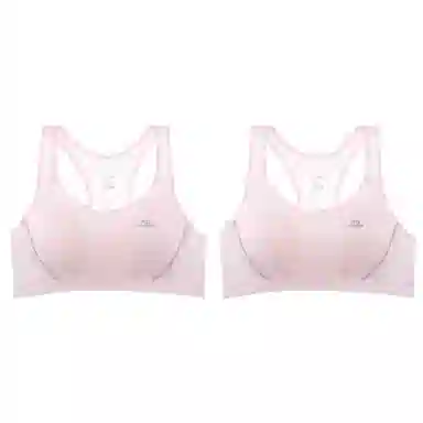 莫代尔 高弹舒适纯棉支撑贴合背心裸感柔软耐穿防震稳固底围清爽稳支文胸 女款 组合装