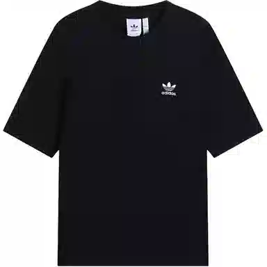 adidas Logo Print T-Shirt Black