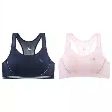 莫代尔 高弹舒适纯棉支撑贴合背心裸感柔软耐穿防震稳固底围清爽稳支文胸 女款 组合装