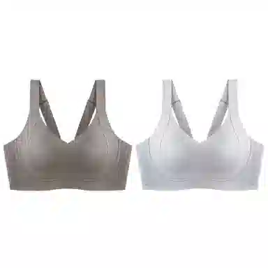 千奈美 全罩杯无痕大胸显小防下垂收副乳文胸 女款