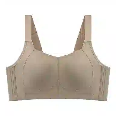千奈美 大胸显小舒适透气无钢圈防下垂文胸 女款