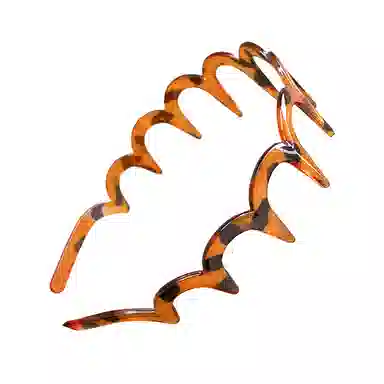 贯古今 韩国洗脸波浪碎发运动高颅顶塑料压发 亚克力 发箍 女款