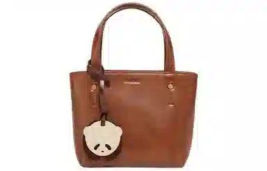 妙迪 熊猫小托特包小众高级感 牛皮 手提斜挎 小号 女款 多色可选