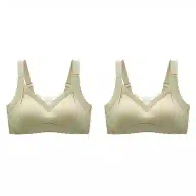 俞兆林 上托无钢圈不跑杯聚拢防下垂收副乳薄款文胸 女款 组合装