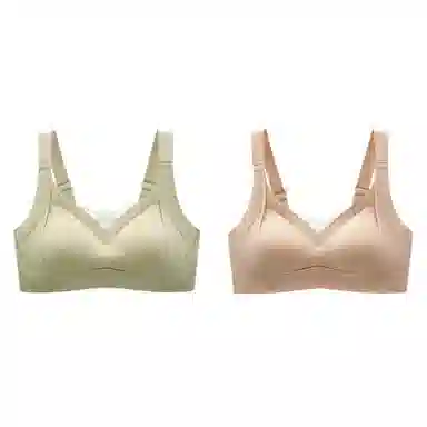 俞兆林 上托无钢圈不跑杯聚拢防下垂收副乳薄款文胸 女款 组合装