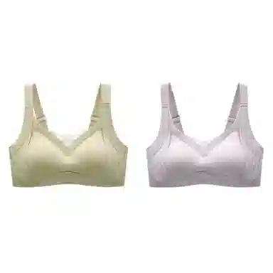 俞兆林 上托无钢圈不跑杯聚拢防下垂收副乳薄款文胸 女款 组合装