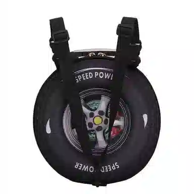 Bywhich 3D Car Tire Backpack