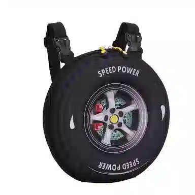 Bywhich 3D Car Tire Backpack