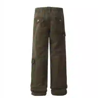 赞仕 复古美式简约百搭舒适工装休闲裤 男女同款