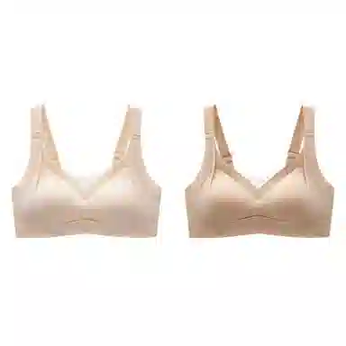 俞兆林 上托无钢圈不跑杯聚拢防下垂收副乳薄款文胸 女款 组合装