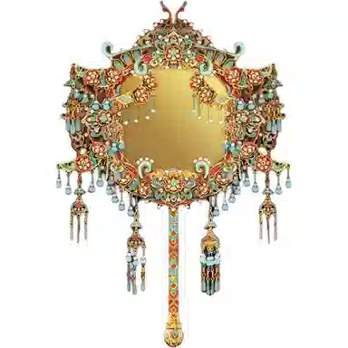 拼酷 菱花镜-鹊影国风 拼图 菱花镜鹊影