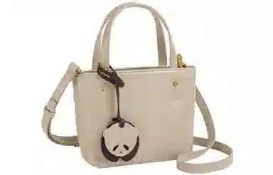 妙迪 熊猫小托特包小众高级感 牛皮 手提斜挎 小号 女款 多色可选