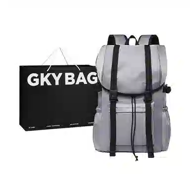 GKY Nylon Backpack Black/Grey
