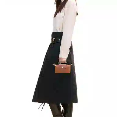 LONGCHAMP Le Pliage Green 17 Brandy