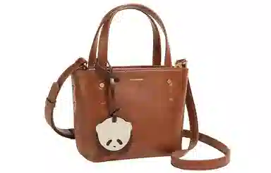 妙迪 熊猫小托特包小众高级感 牛皮 手提斜挎 小号 女款 多色可选