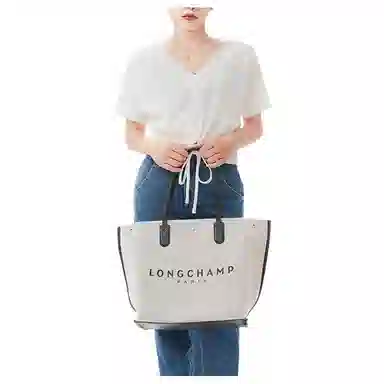 LONGCHAMP Roseau 32 LOGO Tote
