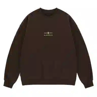 BJHG Lucky Star Knit Fleece Sweatshirt