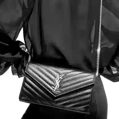 Saint Laurent Cassandre Black