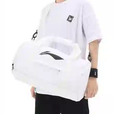 李宁 羽毛球系列 羽毛球训练包 男女通用款 白色