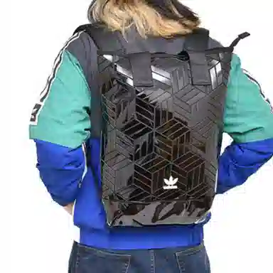 adidas Originals 3D Logo Backpack Black