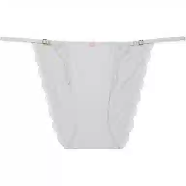 Victoria's Secret DREAM ANGELS Lace Adjustable String Bikini Panty Grey 1