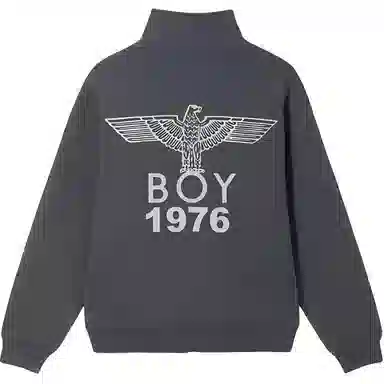 Boy London Logo Print Jacket Grey