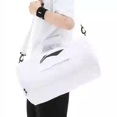 李宁 羽毛球系列 羽毛球训练包 男女通用款 白色