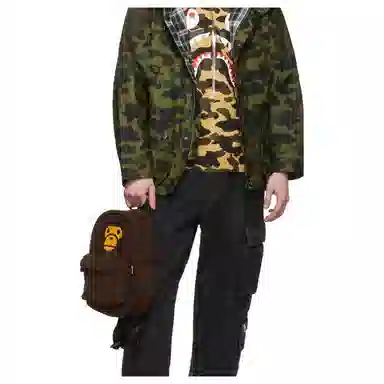 A BATHING APE Backpack Brown