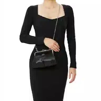 Vivienne Westwood Logo Chain Bag