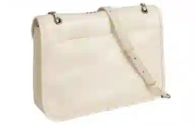 妙迪 高级感 牛皮 单肩包 常规 女款 白色