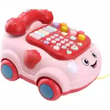 贝杰斯 钢琴音乐电话 粉 早教益智玩具