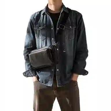 Hou Bu Black Crossbody Bag