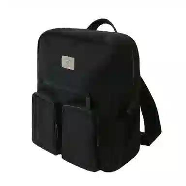 云朵工厂 休闲简约时尚百搭小众设计质感 涤纶 双肩包 中号 男女同款情侣款