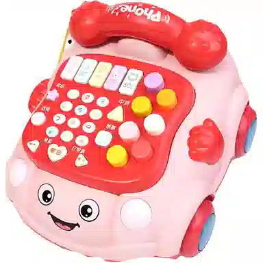 贝杰斯 钢琴音乐电话 粉 早教益智玩具