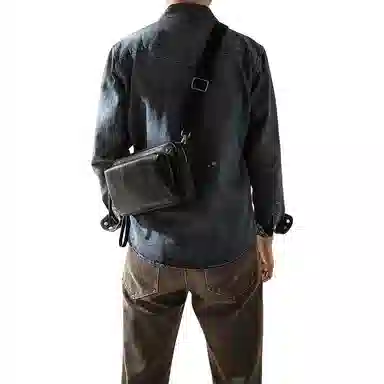 Hou Bu Black Crossbody Bag