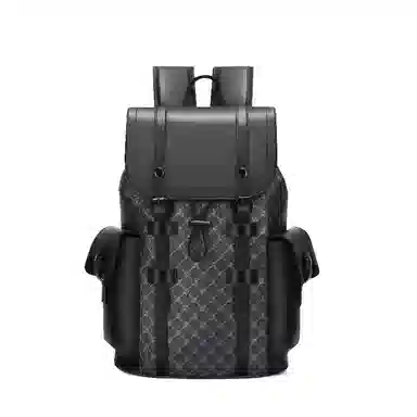 BRABOSTON Business PU Backpack Black