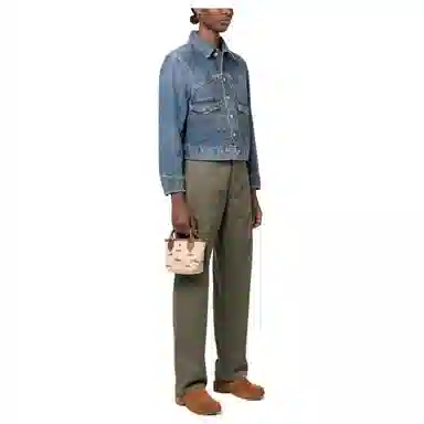 LONGCHAMP Le Panier Pliage Beige Brown