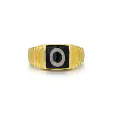 佐卡伊 星冉 一眼天珠 玛瑙 戒指 男女同款情侣款