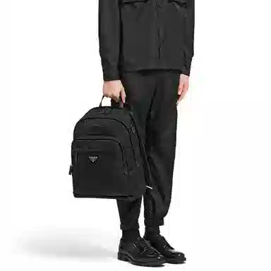Prada Re-Nylon Backpack Black