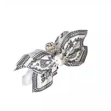 妖娆猫 新中式法式高级感腰果花抓夹女字母爱心后脑勺盘发发量多鲨鱼夹发饰发圈头饰 发夹 女款