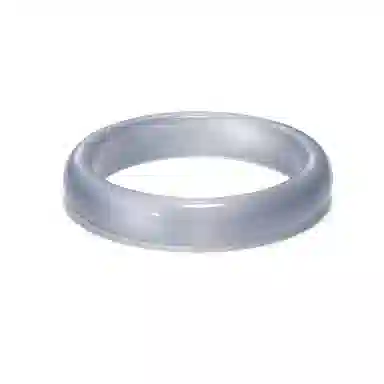 老银坊 新中式贵妃镯 一步一响国潮古风美人镯 精致素净优雅叮当镯子 国风气质手饰旗袍汉服配饰 琉璃  手镯 女款 礼盒装