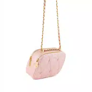 梦特娇 菱格小香风惊鸿 羊皮 法式优雅斜挎包 常规 女款 黑色/冰咖啡/芭蕾粉/冰川蓝/丁香紫/椰奶白