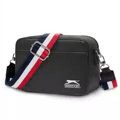 Slazenger Retro Logo Waist Bag Black